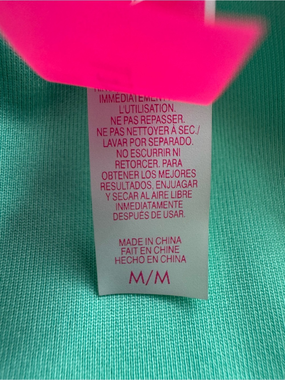 Victoria's Secret Pastel Ombre Bikini Bottoms - Mint, Aqua & Pink - Picture 3 of 7